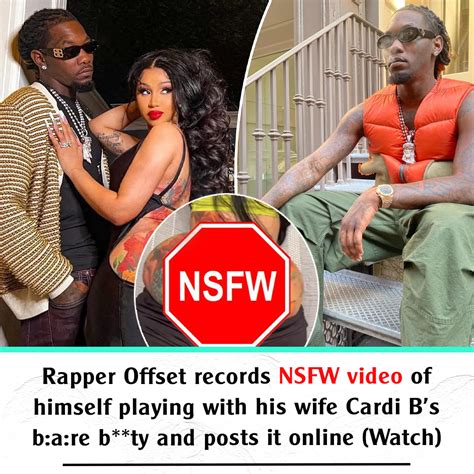 offset story leak|Offset records NSFW video while playing with Cardi Bs booty